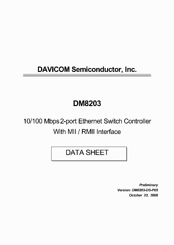 DM8203_4716125.PDF Datasheet