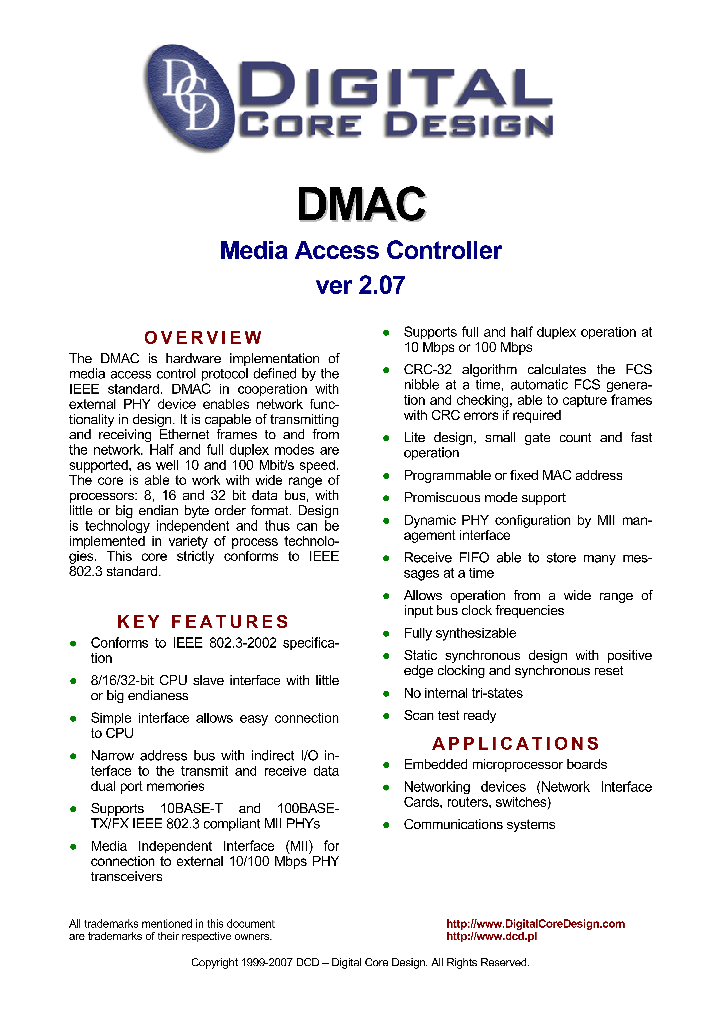DMAC_4782925.PDF Datasheet