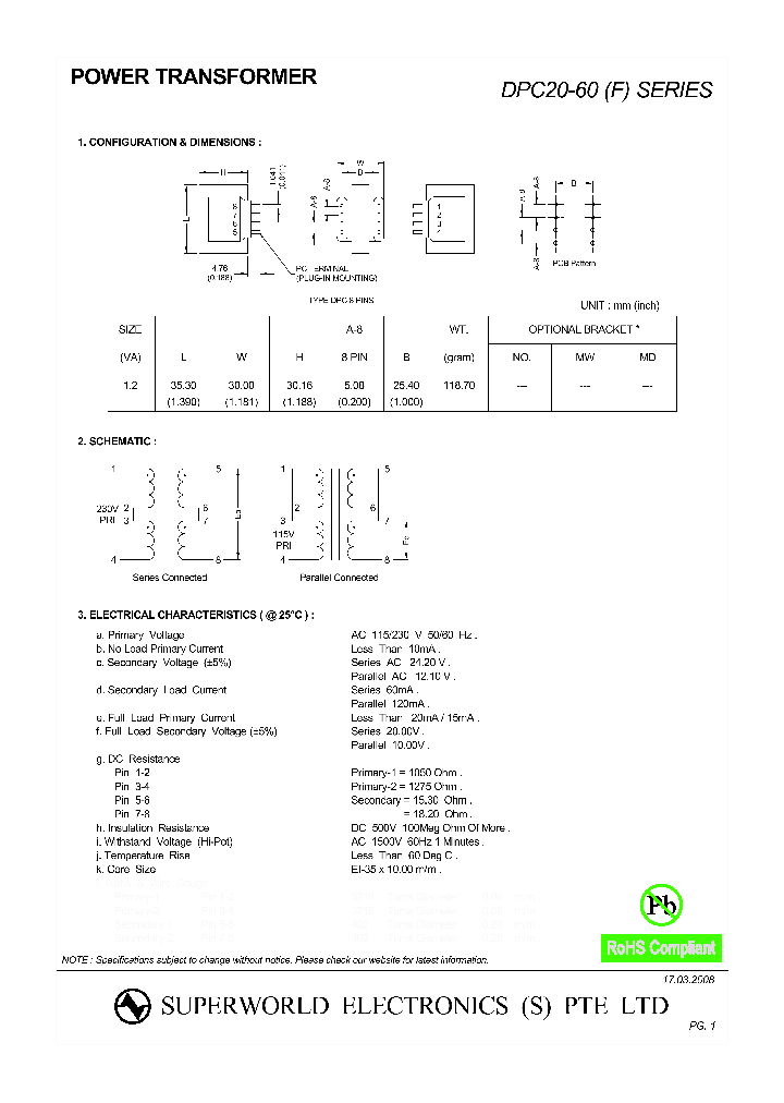 DPC20-60_4508560.PDF Datasheet