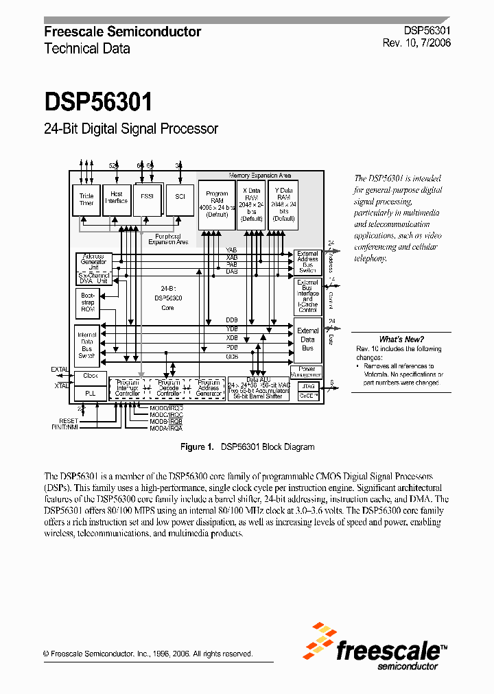 DSP56301VL100_4170984.PDF Datasheet