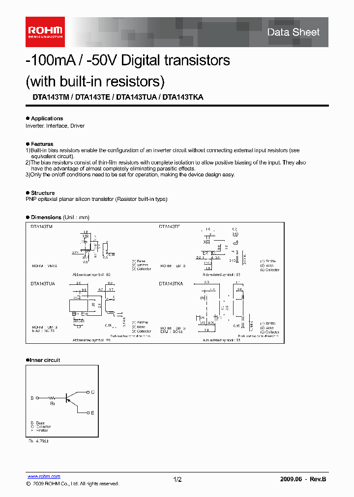 DTA143TE09_4895393.PDF Datasheet