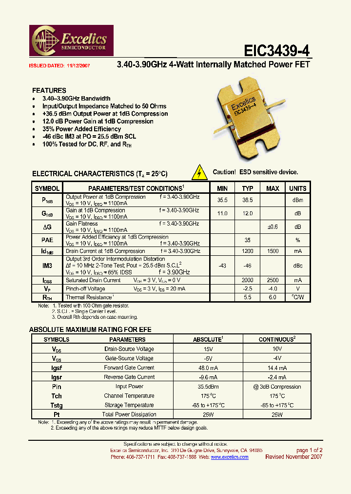 EIC3439-4_4507075.PDF Datasheet