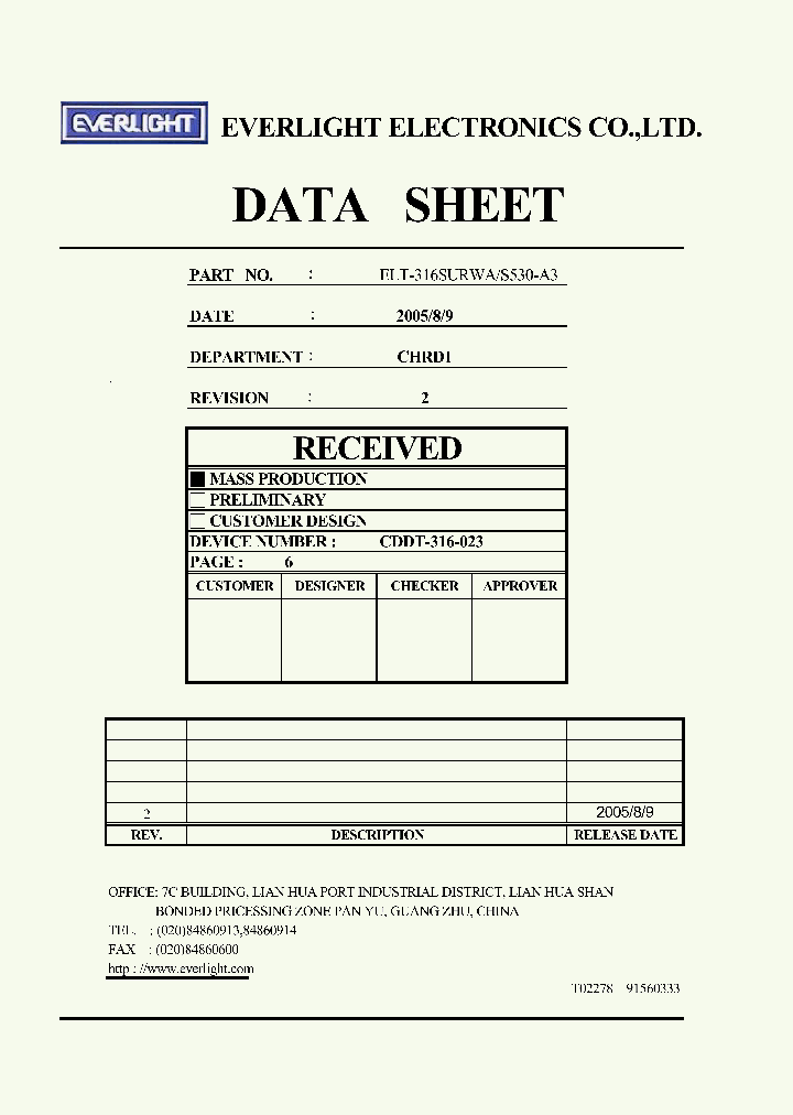 ELT-316SURWA_4337804.PDF Datasheet