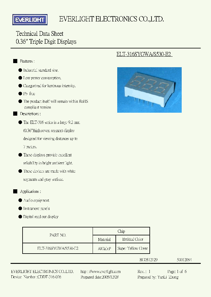 ELT-316SYGWA_4337806.PDF Datasheet