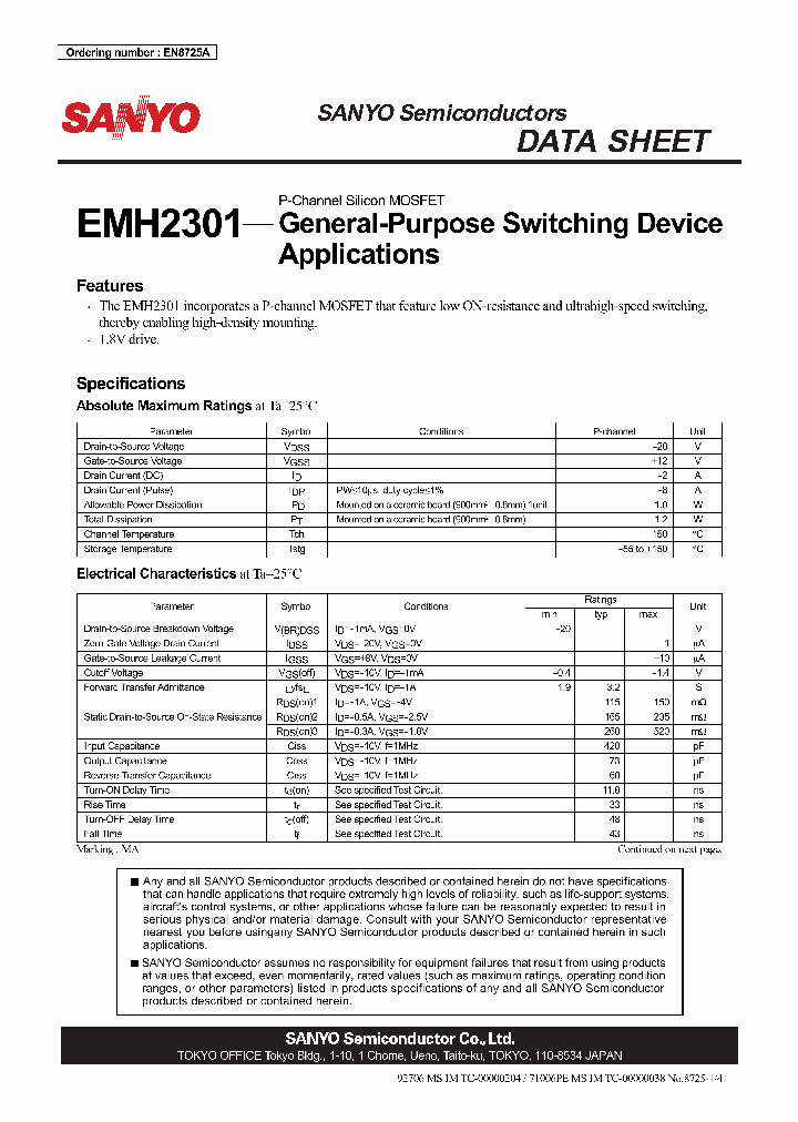 EMH2301_4311358.PDF Datasheet