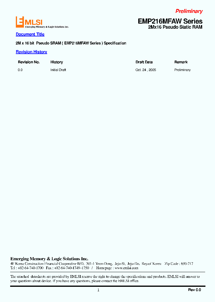 EMP216MFAW_4200840.PDF Datasheet