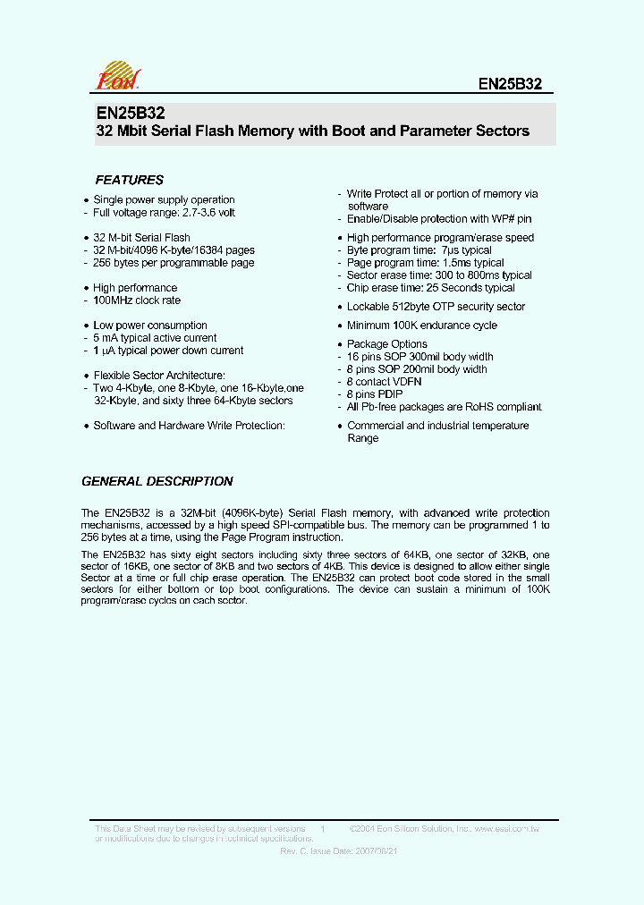 EN25B32T-75QCP_4871077.PDF Datasheet