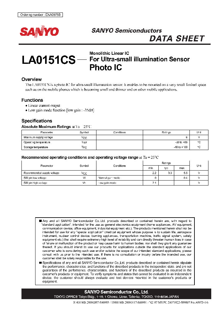 ENA0975B_4492374.PDF Datasheet