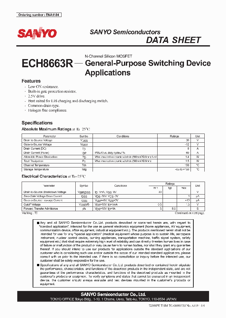 ENA1184_4786550.PDF Datasheet