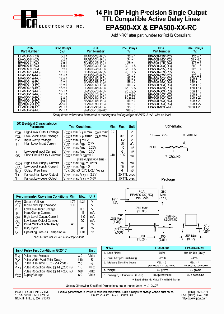 EPA500-10_4463413.PDF Datasheet