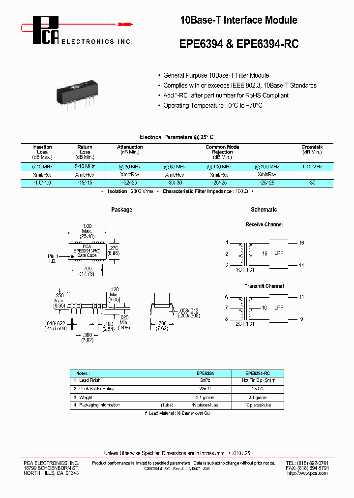 EPE6394-RC_4591567.PDF Datasheet