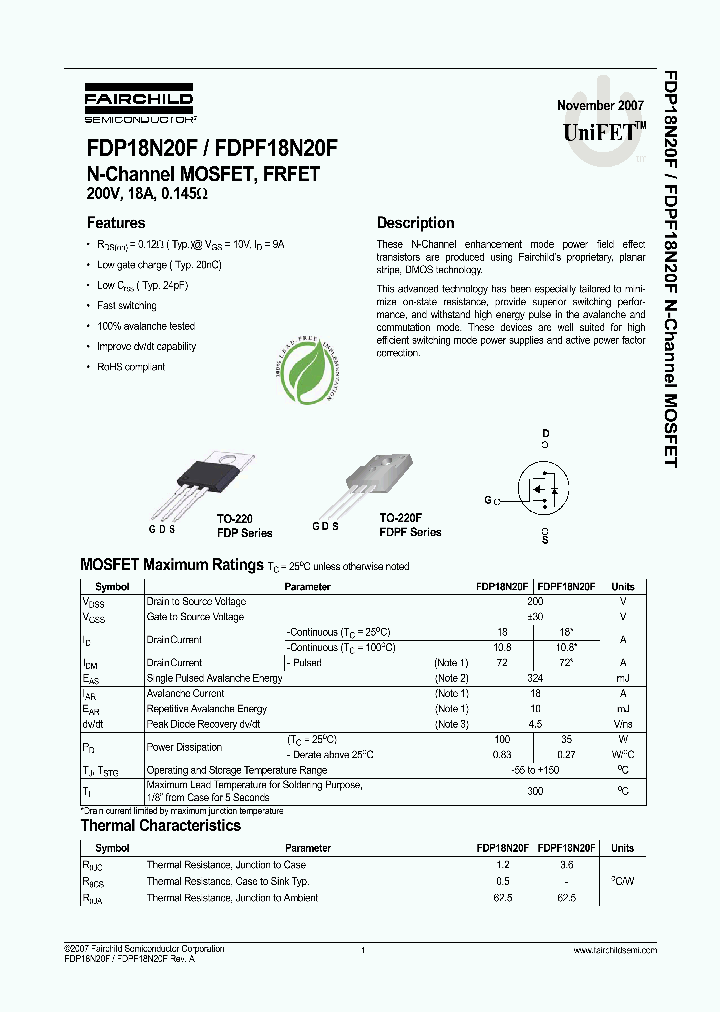 FDPF18N20F_4251514.PDF Datasheet