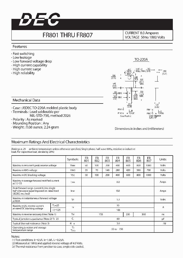 FR805_4684060.PDF Datasheet