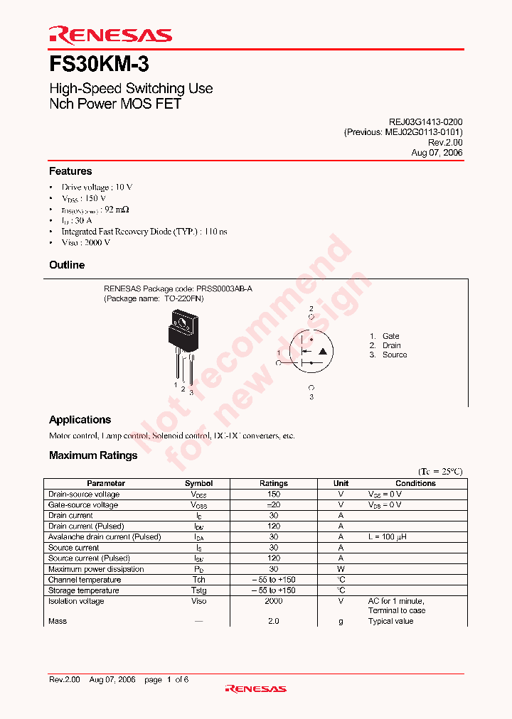 FS30KM-3-A8_4305738.PDF Datasheet