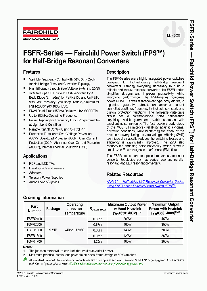 FSFR1700_4243936.PDF Datasheet