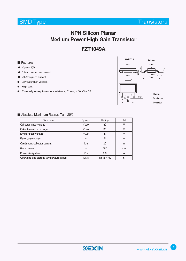 FZT1049A_4311106.PDF Datasheet