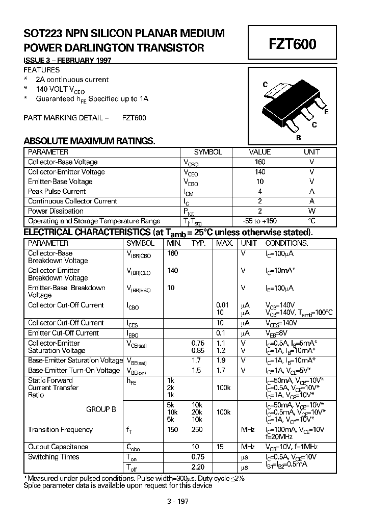FZT600_4165901.PDF Datasheet