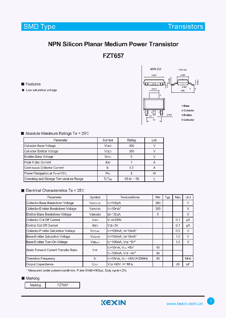 FZT657_4377675.PDF Datasheet