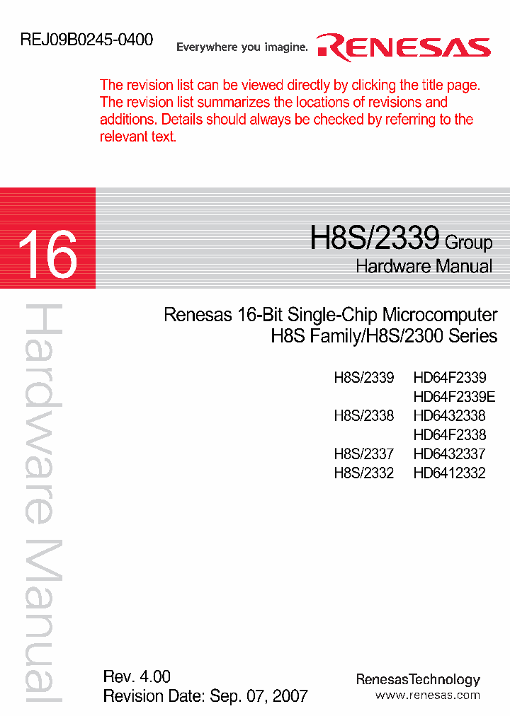 H8S2337_4479891.PDF Datasheet