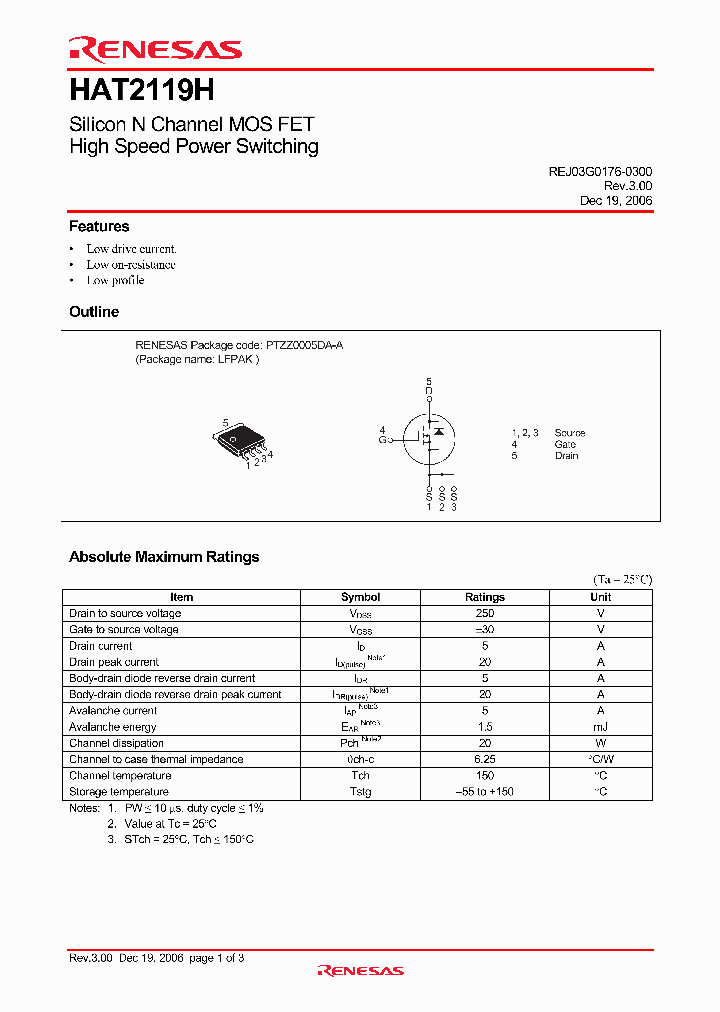 HAT2119H_4263178.PDF Datasheet