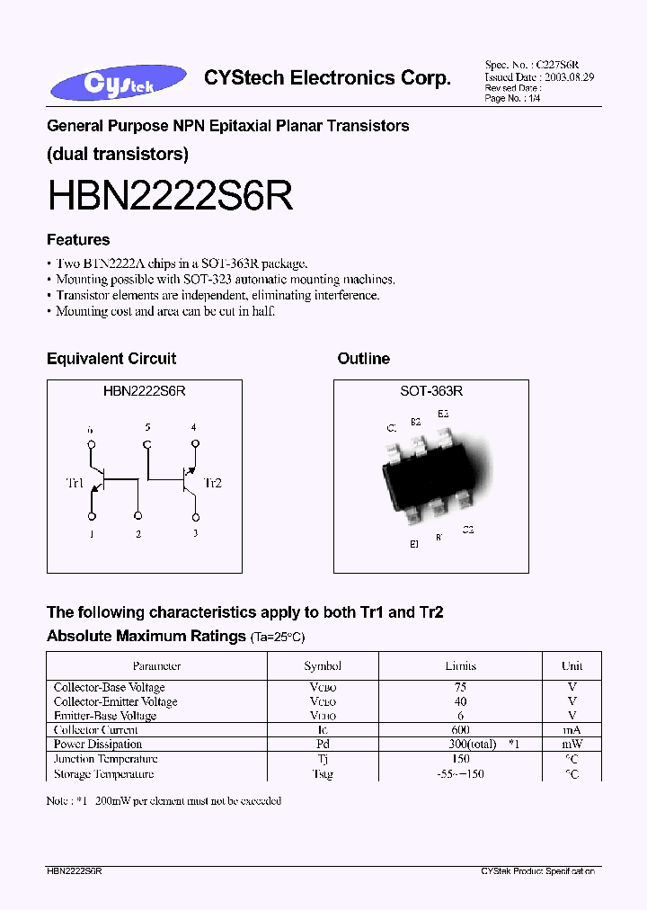HBN2222S6R_4693352.PDF Datasheet