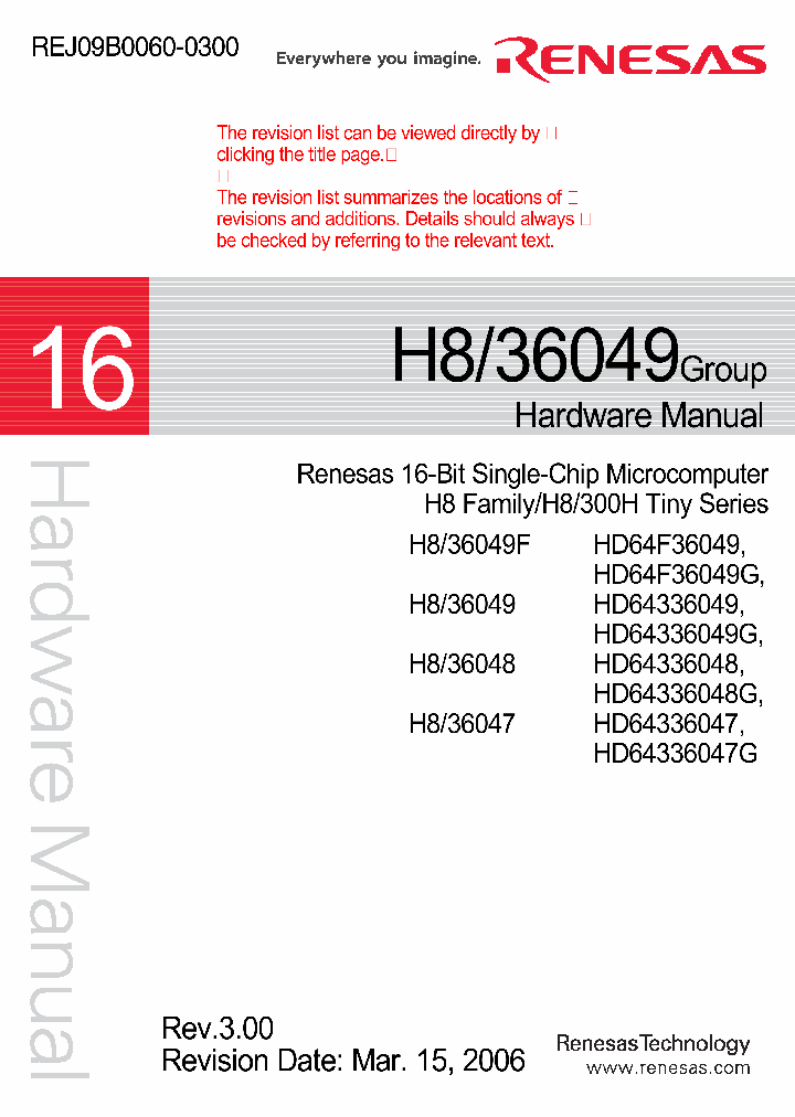 HD64F36049_4616530.PDF Datasheet