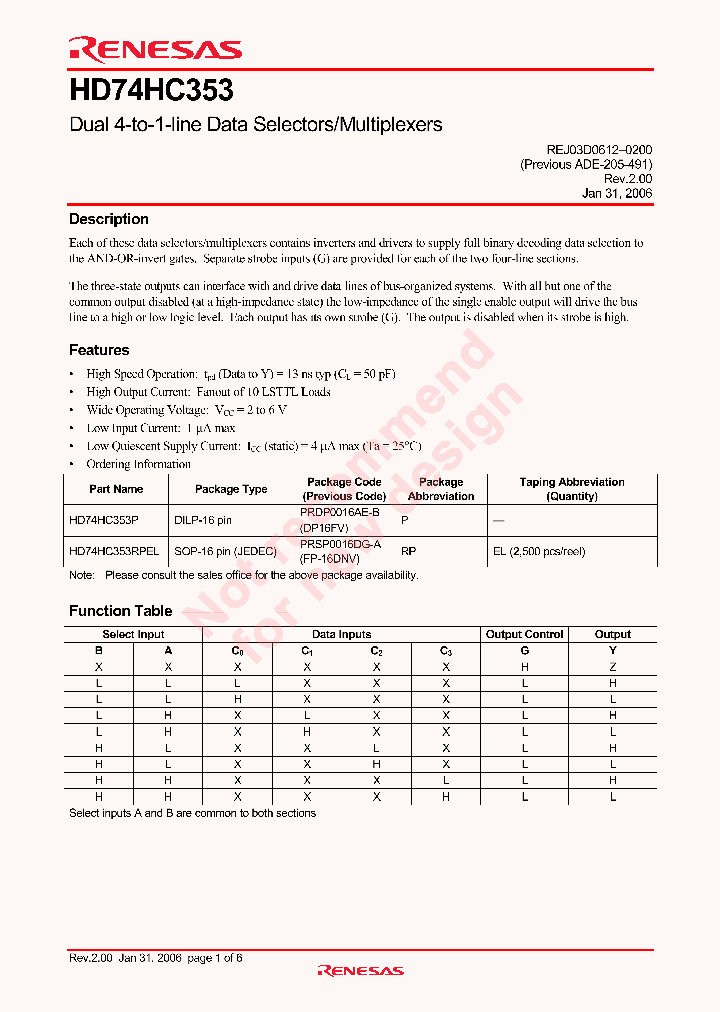 HD74HC353_4241284.PDF Datasheet
