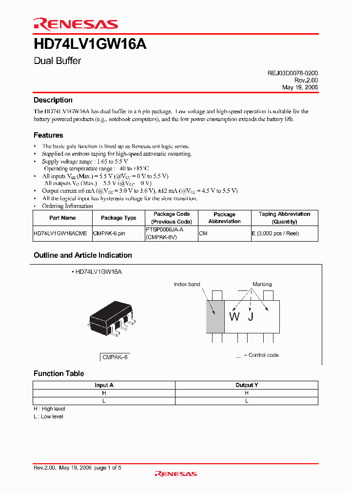 HD74LV1GW16A_4254676.PDF Datasheet