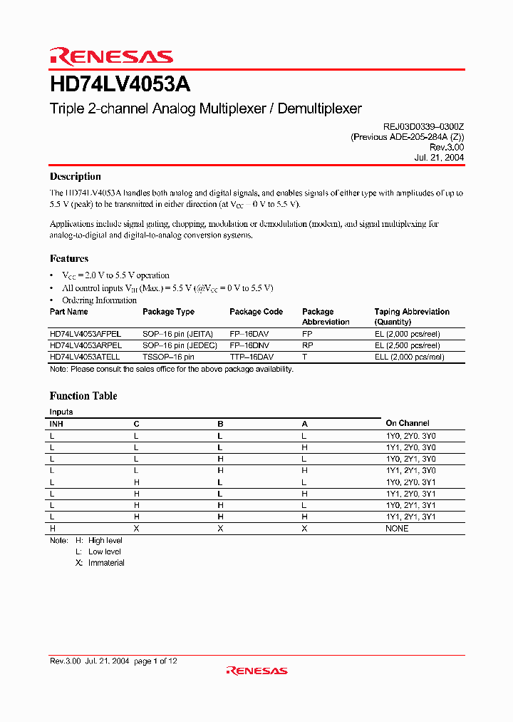 HD74LV4053AFPEL_4401125.PDF Datasheet