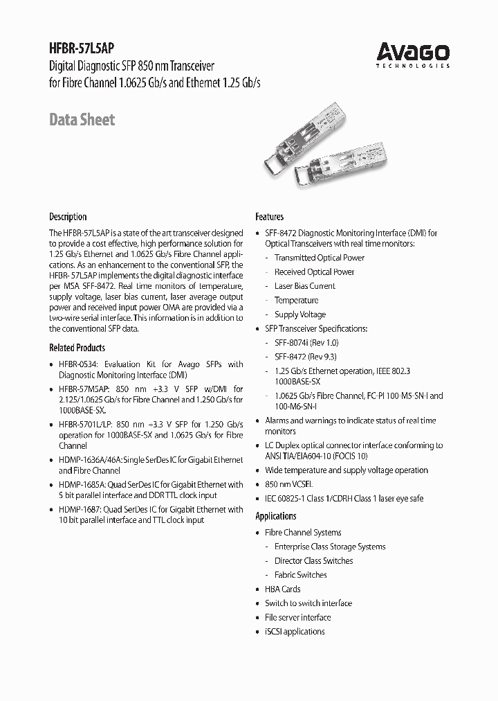 HFBR-57L5AP_4297712.PDF Datasheet