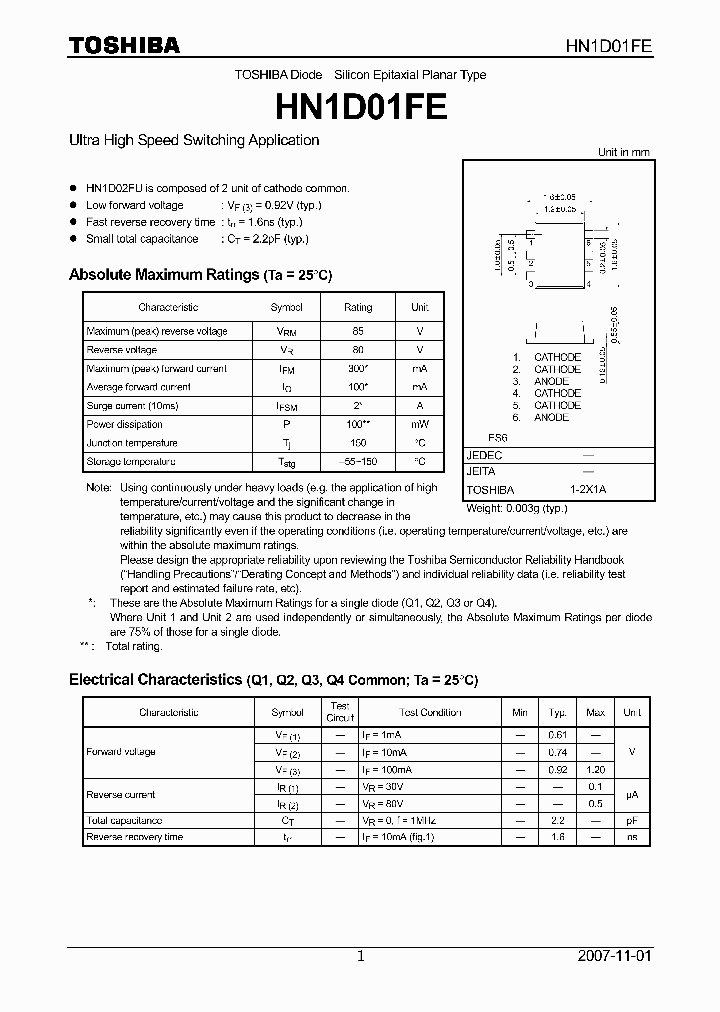 HN1D01FE_4337745.PDF Datasheet