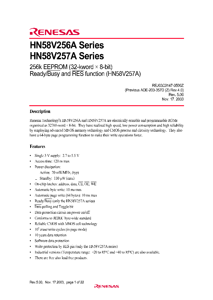 HN58V256AFP-12_4637848.PDF Datasheet