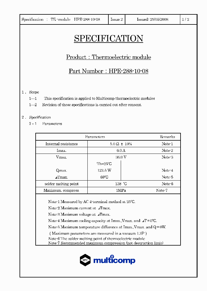 HPE-288-10-08_4688494.PDF Datasheet