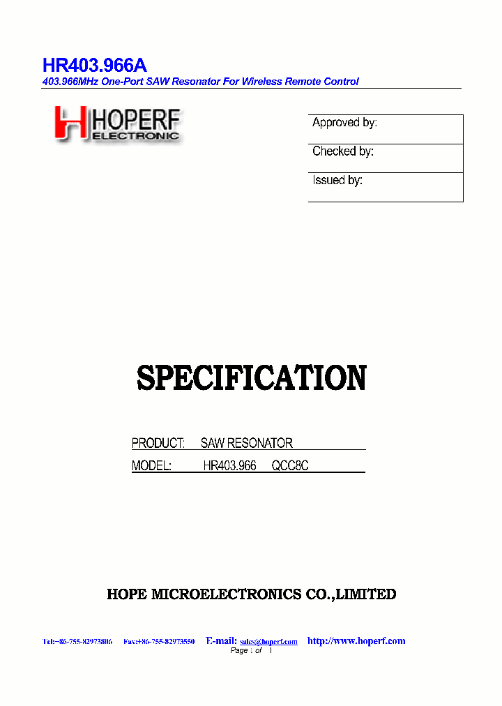 HR403966A_4855850.PDF Datasheet