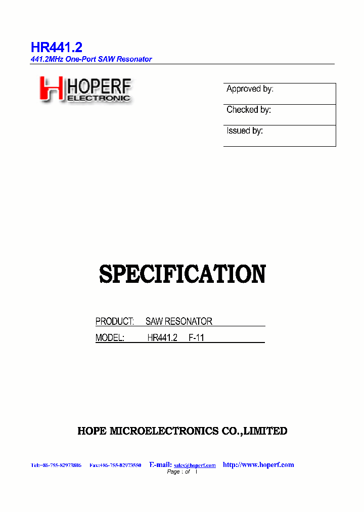 HR4412_4868779.PDF Datasheet