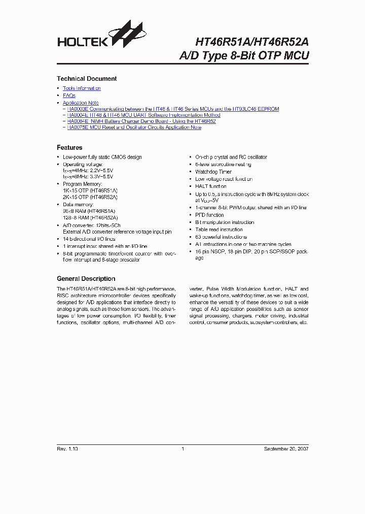 HT46R51A_4413494.PDF Datasheet