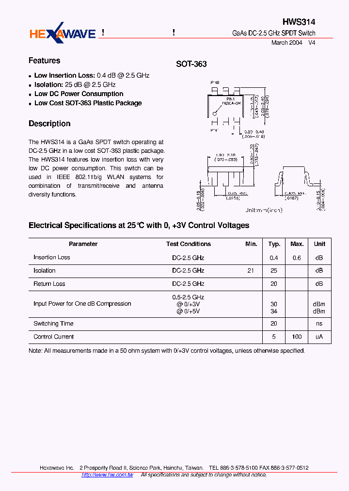 HWS314_4240392.PDF Datasheet