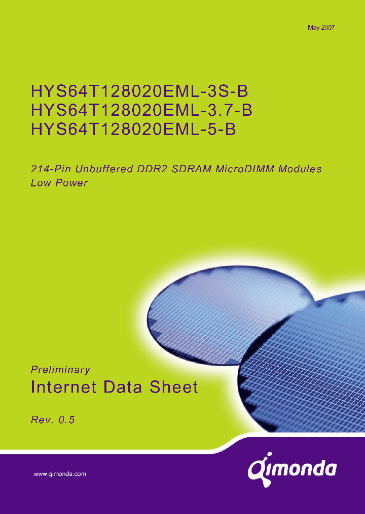 HYB18T1G160BFL_4620737.PDF Datasheet