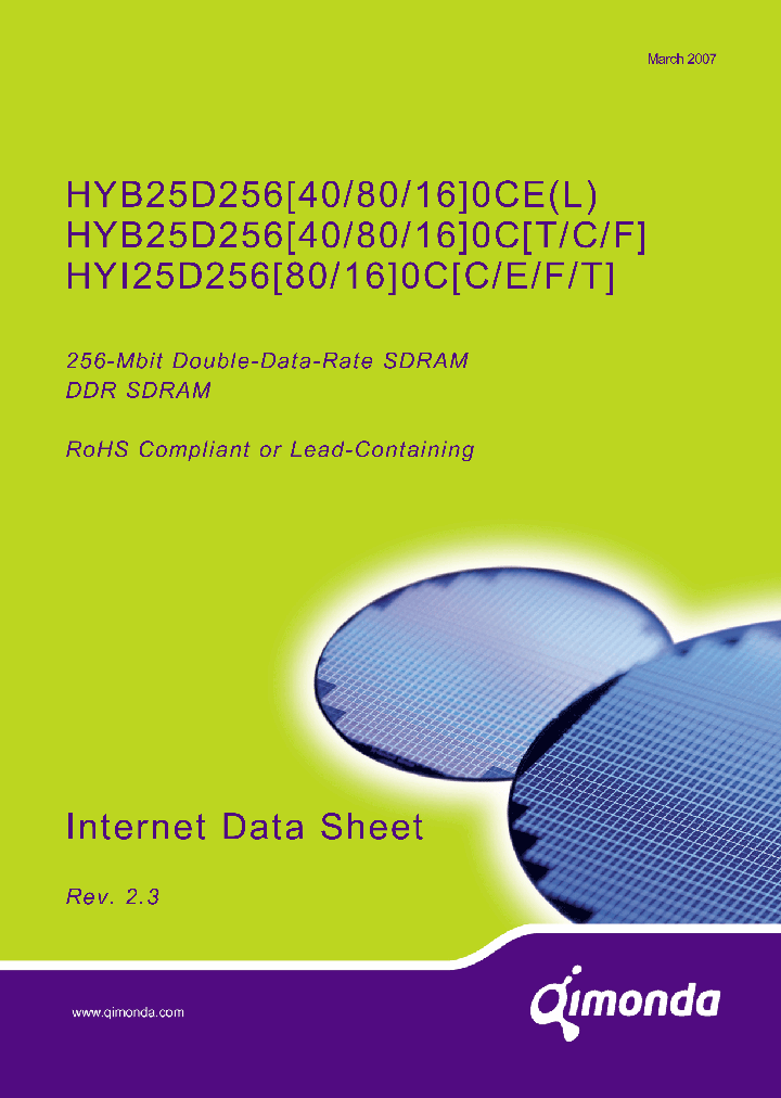 HYB25D256160CC-5_4920716.PDF Datasheet