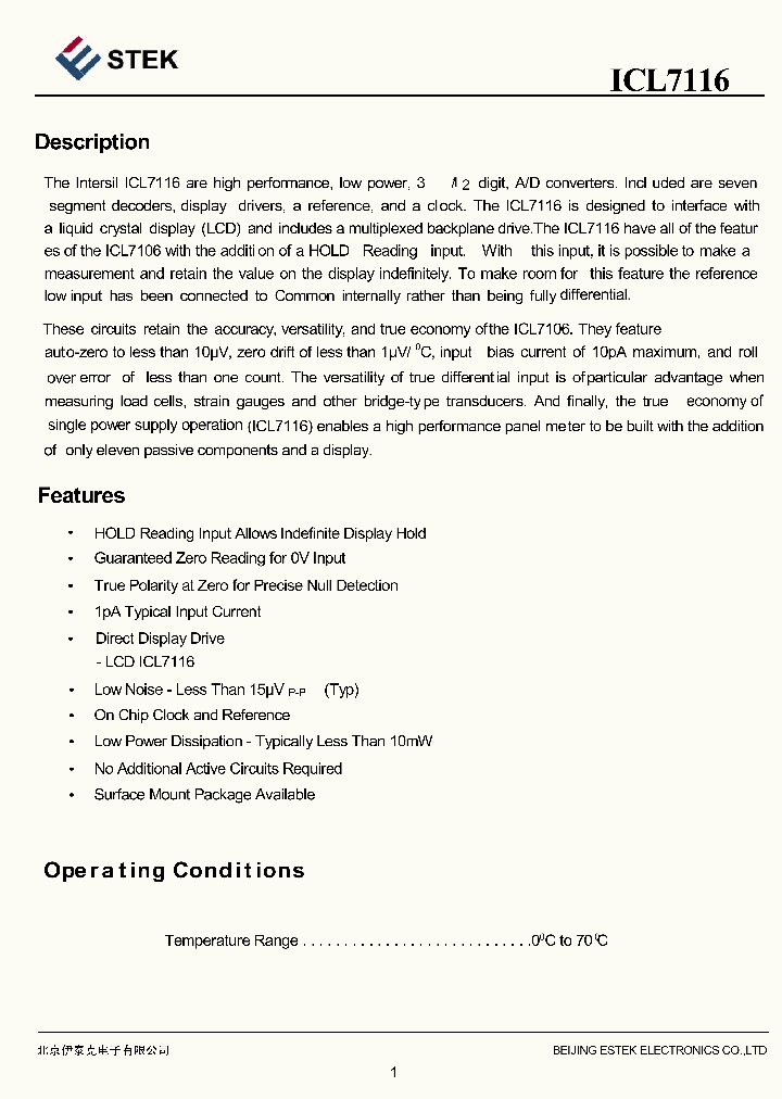 ICL7116_4570774.PDF Datasheet