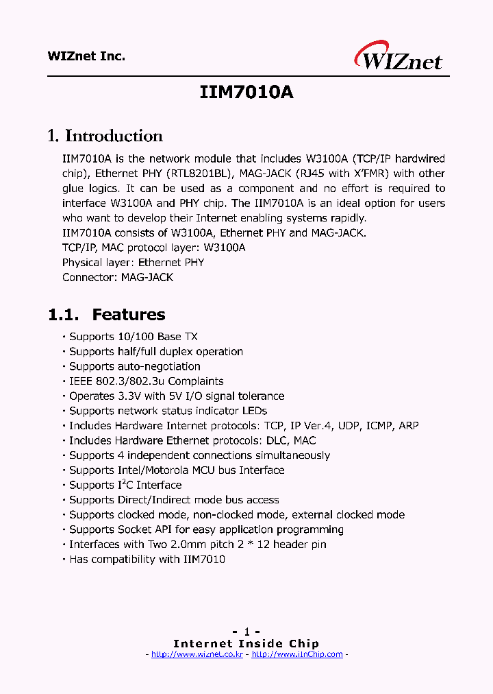 IIM7010A_4376523.PDF Datasheet