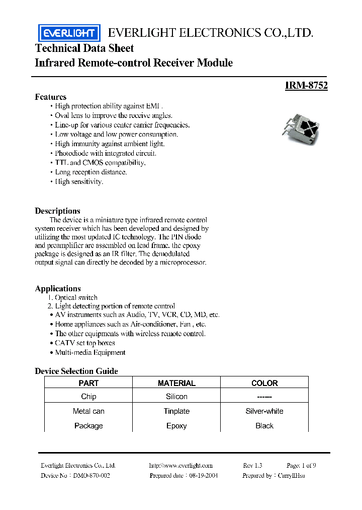 IRM-8752_4484886.PDF Datasheet