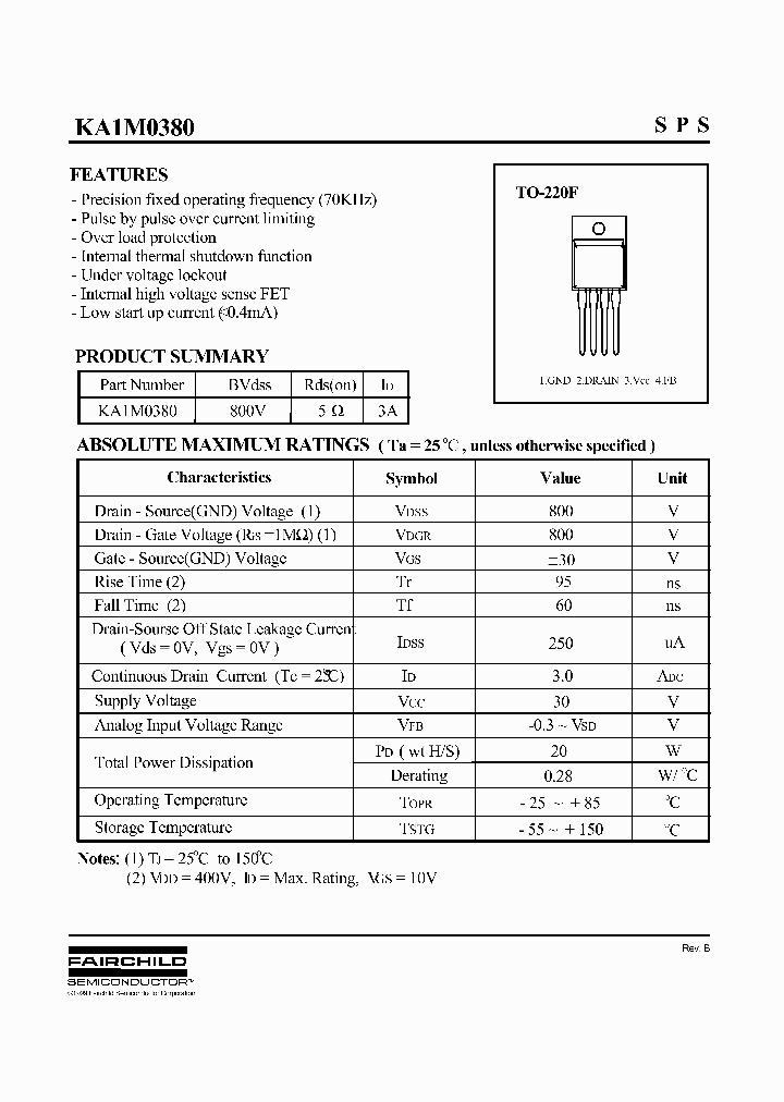 KA1M0380_4327832.PDF Datasheet