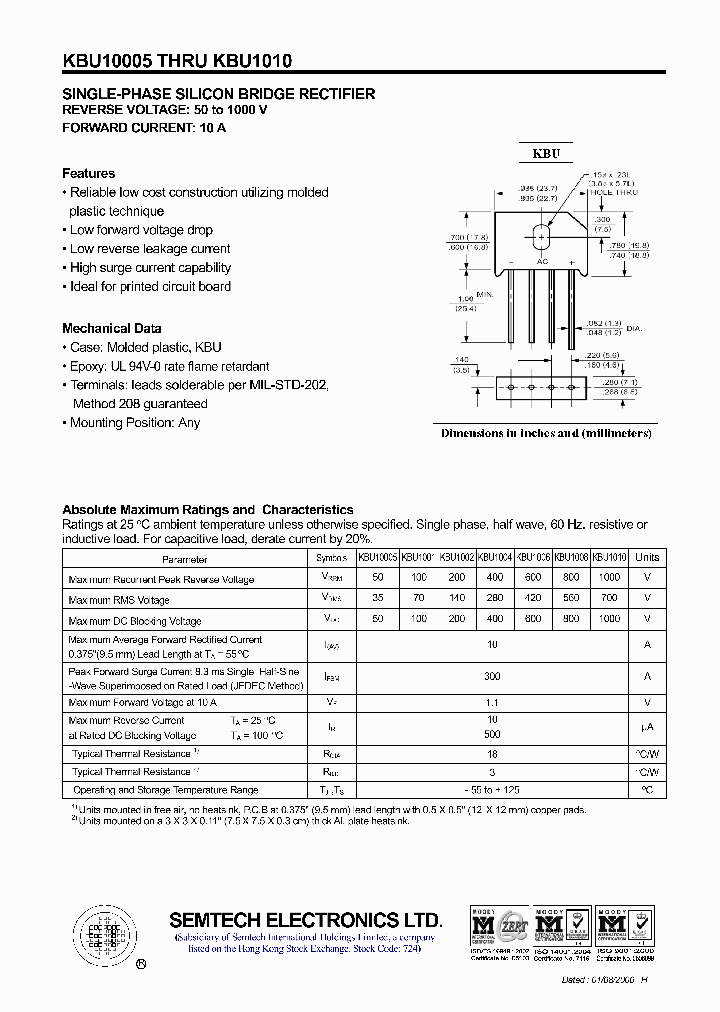 KBU10005_4593281.PDF Datasheet