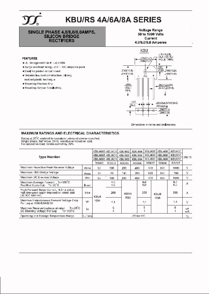 KBU-RS4A_4219367.PDF Datasheet
