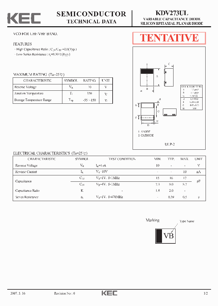 KDV273UL_4644237.PDF Datasheet