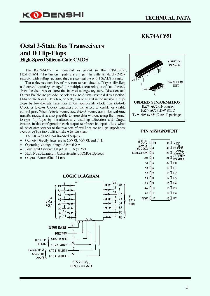 KK74AC651_4427757.PDF Datasheet
