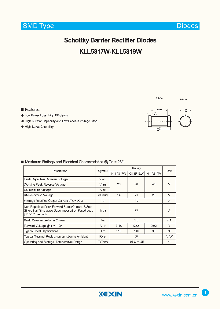 KLL5817W_4348373.PDF Datasheet