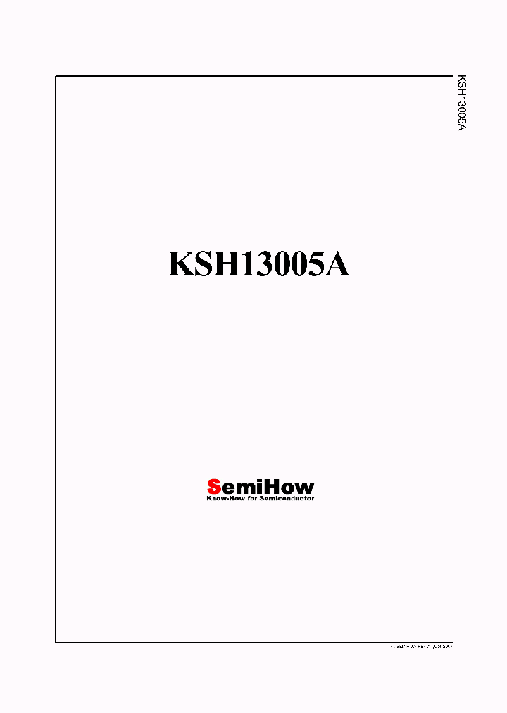 KSH13005A_4635485.PDF Datasheet