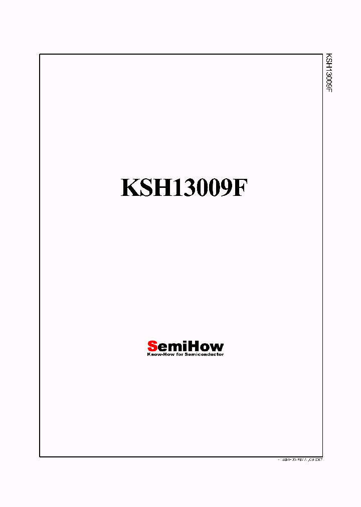 KSH13009F_4635502.PDF Datasheet